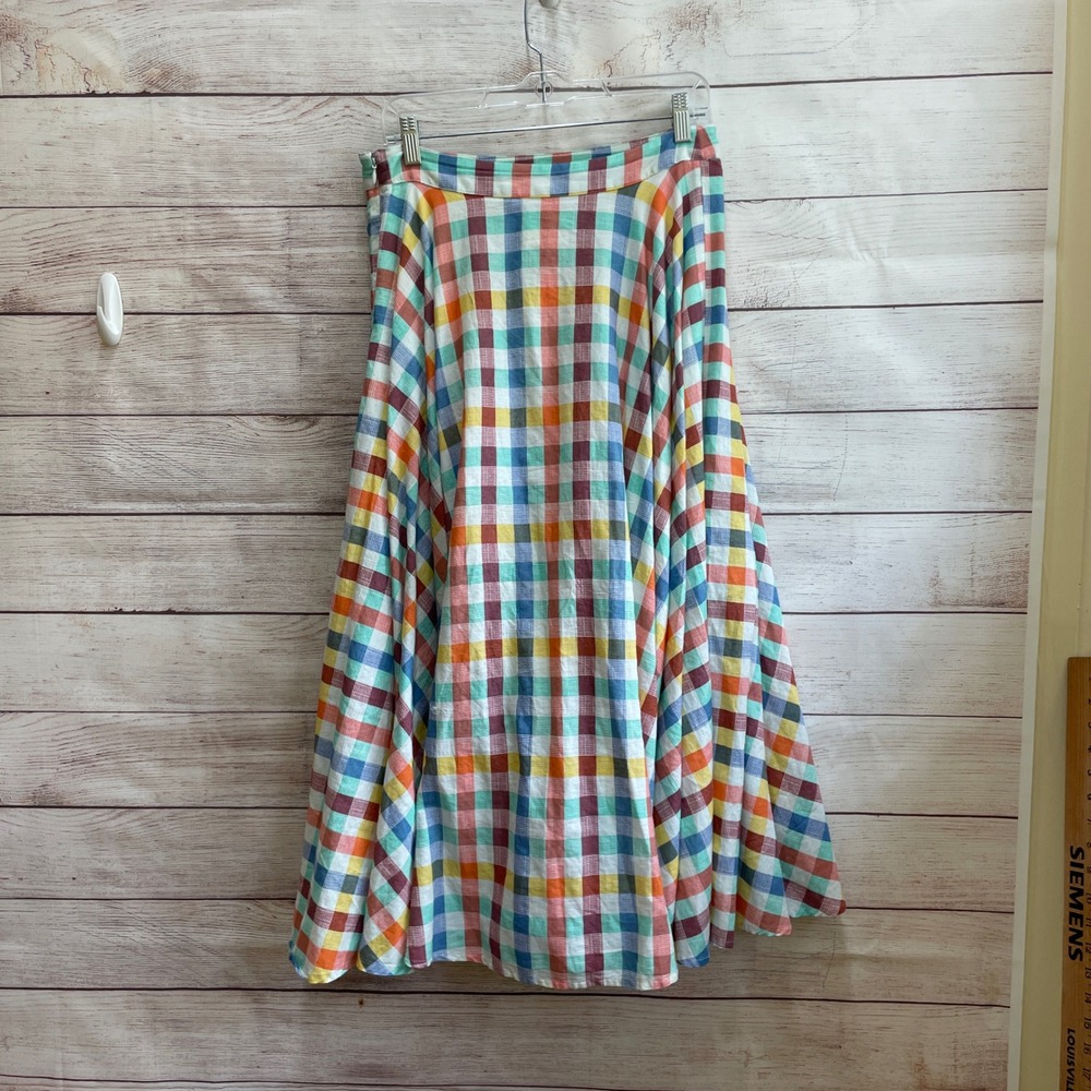 ANTHROPOLOGIE MAEVE EVELYN VERY FULL MAXI SKIRT - Picture 6 of 7